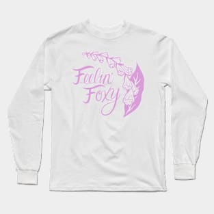 Feelin' Foxy Lilac Foxglove Long Sleeve T-Shirt